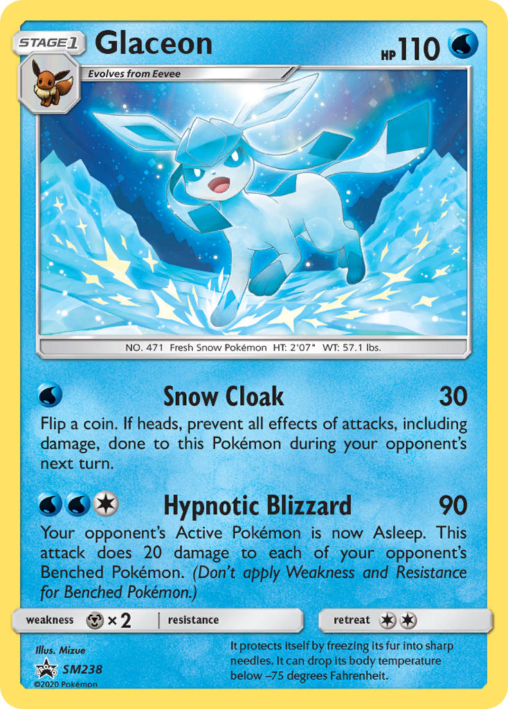 Glaceon (SM238) [Sun & Moon: Black Star Promos] | Card Merchant Takapuna