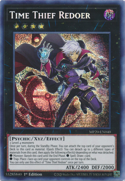 Time Thief Redoer [MP20-EN040] Prismatic Secret Rare | Card Merchant Takapuna