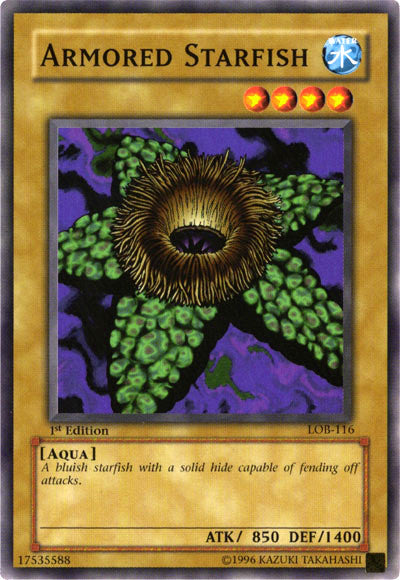 Armored Starfish [LOB-116] Common | Card Merchant Takapuna