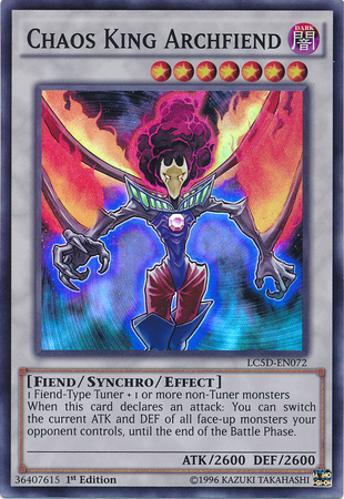 Chaos King Archfiend [LC5D-EN072] Super Rare | Card Merchant Takapuna