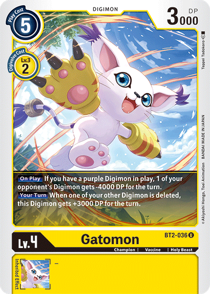 Gatomon [BT2-036] [Release Special Booster Ver.1.5] | Card Merchant Takapuna