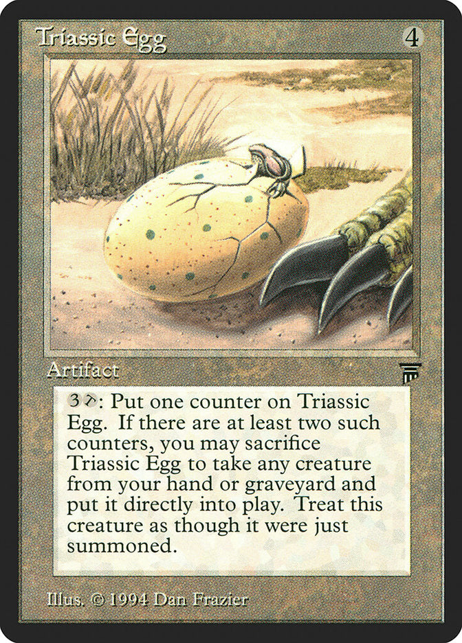 Triassic Egg [Legends] | Card Merchant Takapuna