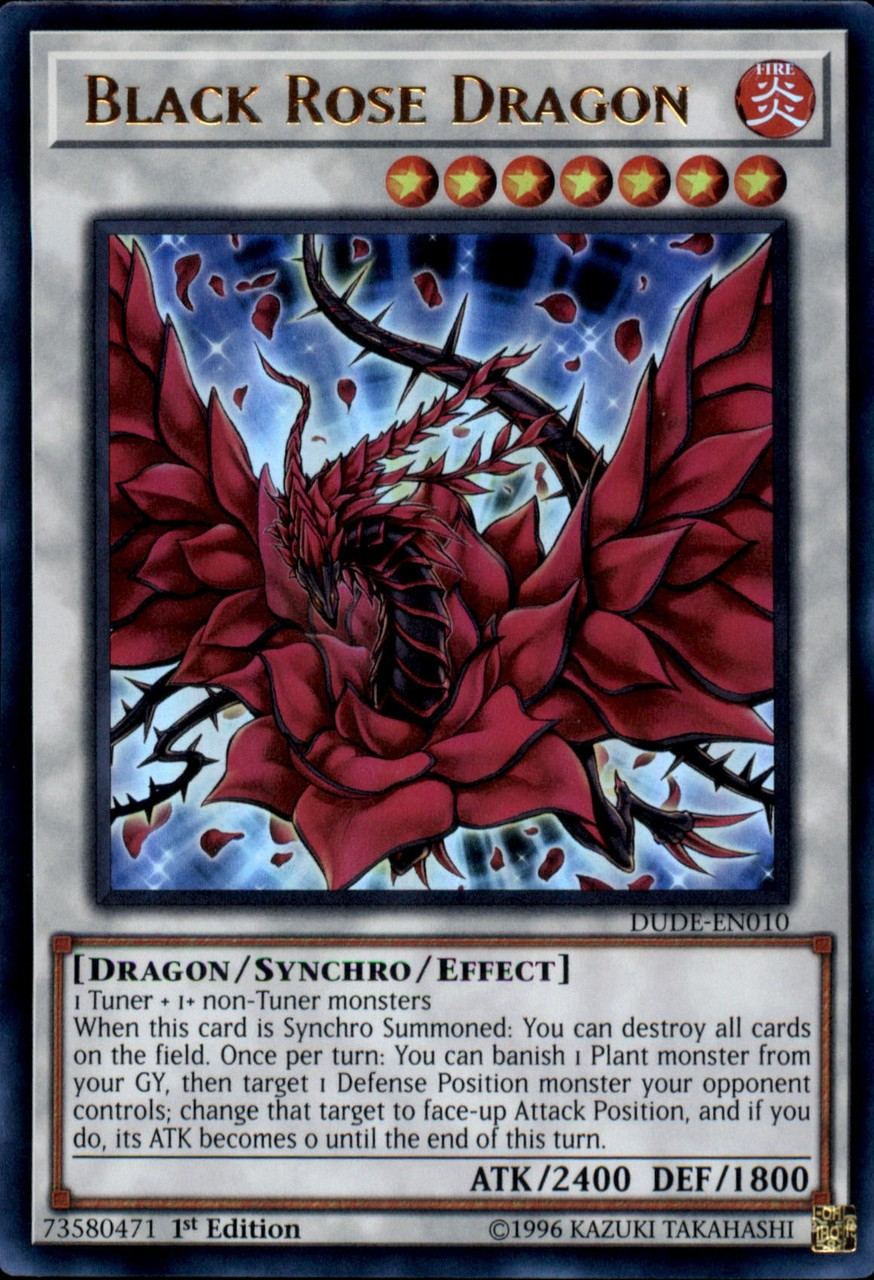 Black Rose Dragon [DUDE-EN010] Ultra Rare | Card Merchant Takapuna