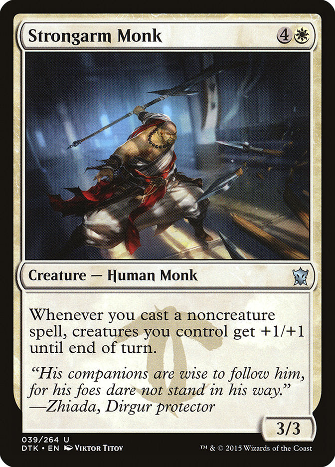 Strongarm Monk [Dragons of Tarkir] | Card Merchant Takapuna