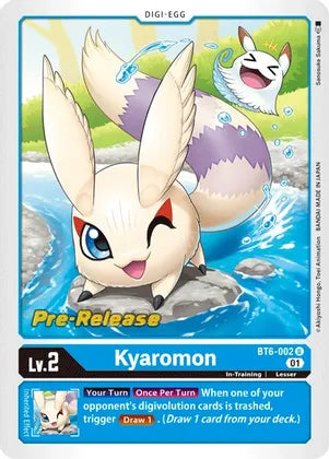 Kyaromon [BT6-002] [Double Diamond Pre-Release Cards] | Card Merchant Takapuna