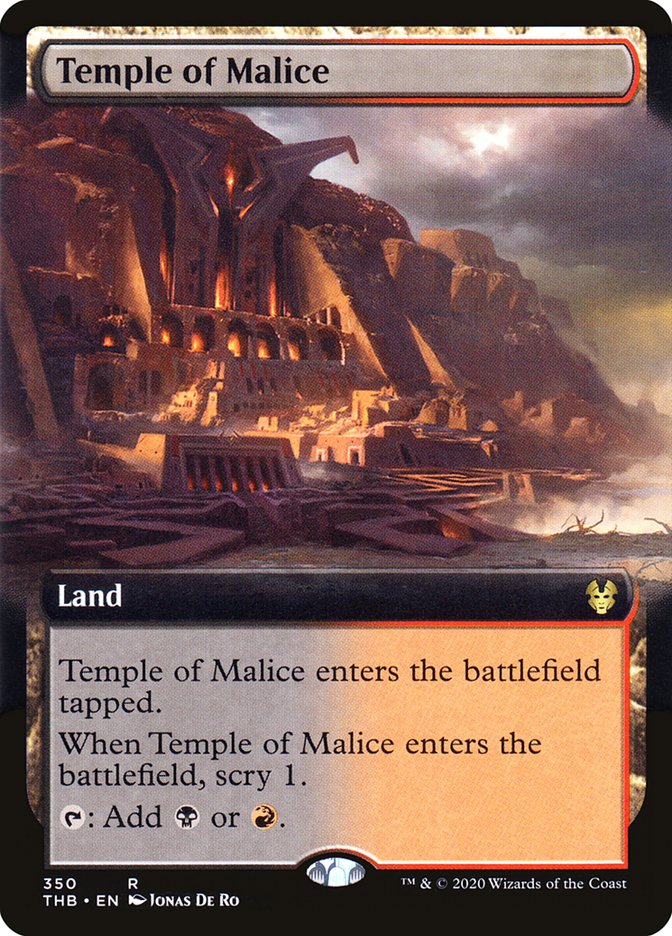 Temple of Malice (Extended Art) [Theros Beyond Death] | Card Merchant Takapuna