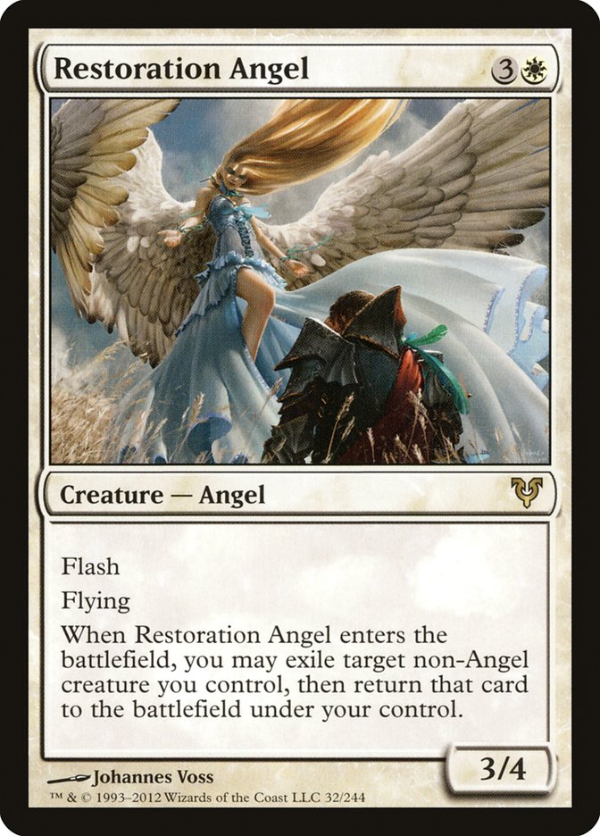 Restoration Angel [Avacyn Restored] | Card Merchant Takapuna