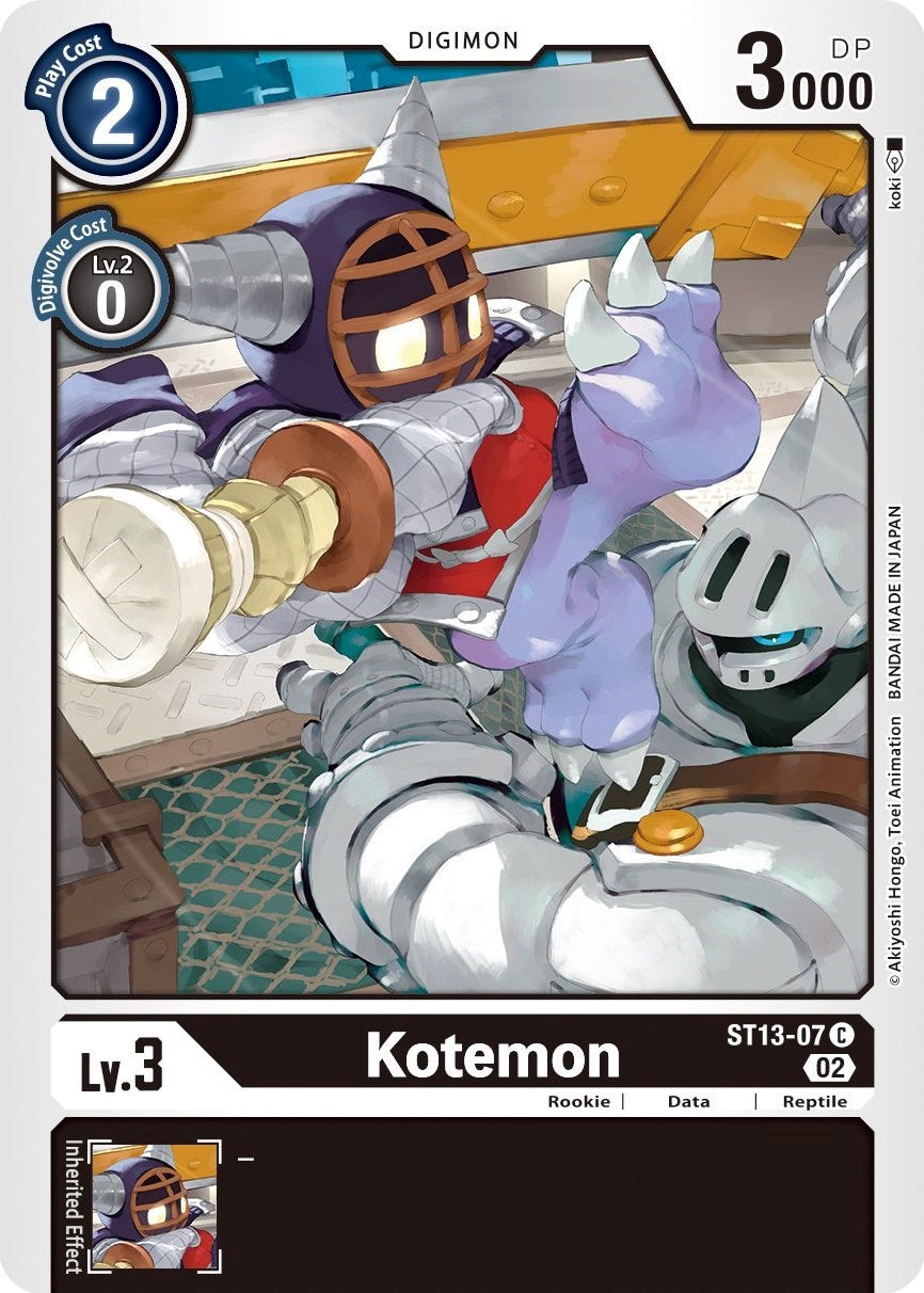 Kotemon [ST13-07] [Starter Deck: Ragnaloardmon] | Card Merchant Takapuna