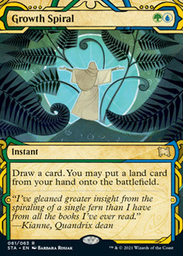 Growth Spiral (Foil Etched) [Strixhaven: School of Mages Mystical Archive] | Card Merchant Takapuna