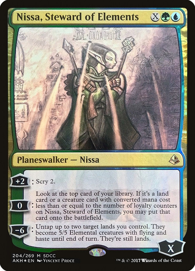 Nissa, Steward of Elements [San Diego Comic-Con 2017] | Card Merchant Takapuna