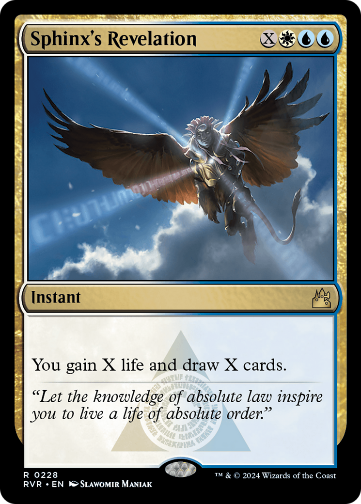 Sphinx's Revelation [Ravnica Remastered] | Card Merchant Takapuna