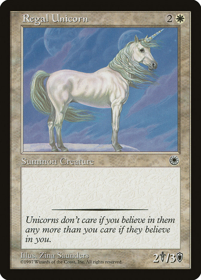 Regal Unicorn [Portal] | Card Merchant Takapuna