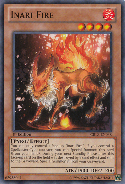 Inari Fire [CBLZ-EN038] Common | Card Merchant Takapuna