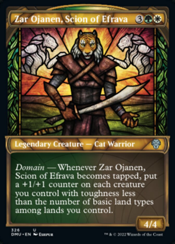 Zar Ojanen, Scion of Efrava (Showcase) [Dominaria United] | Card Merchant Takapuna