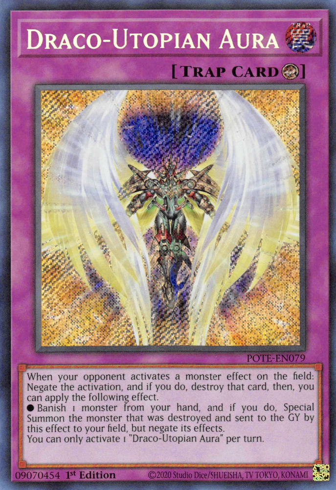 Draco-Utopian Aura [POTE-EN079] Secret Rare | Card Merchant Takapuna