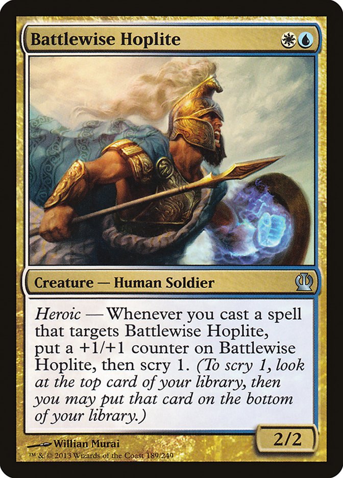 Battlewise Hoplite [Theros] | Card Merchant Takapuna