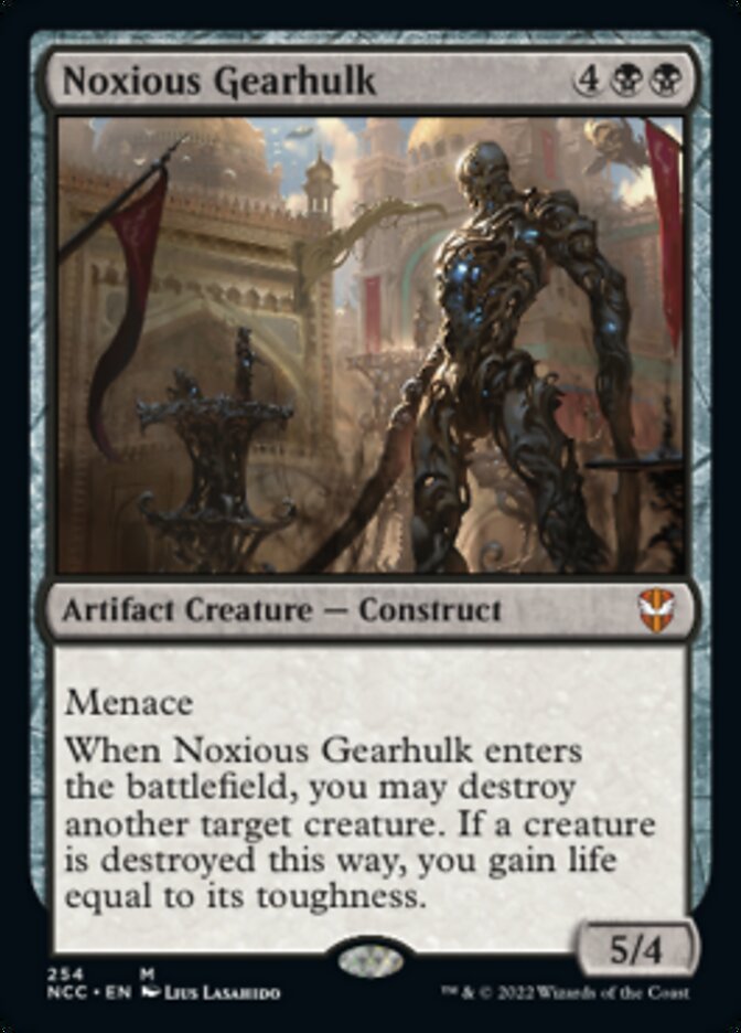 Noxious Gearhulk [Streets of New Capenna Commander] | Card Merchant Takapuna