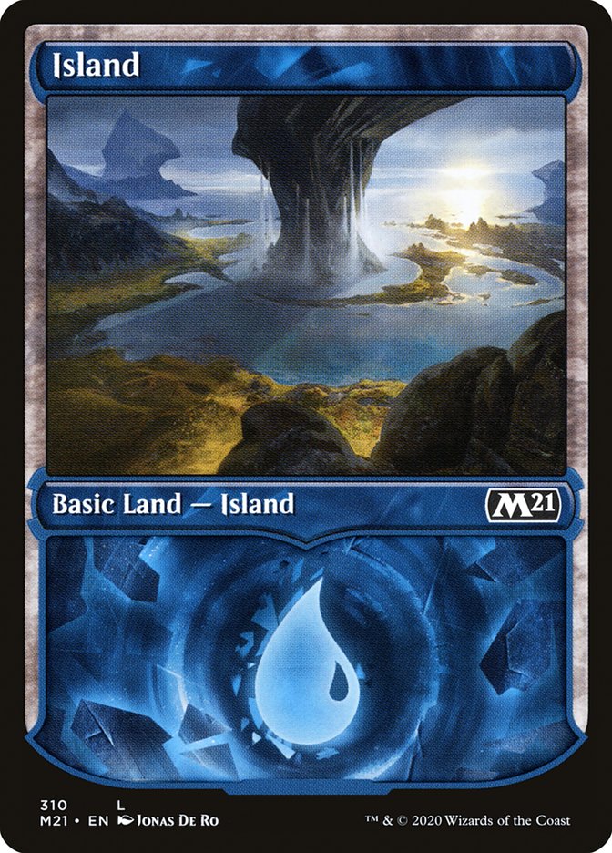 Island (310) (Showcase) [Core Set 2021] | Card Merchant Takapuna