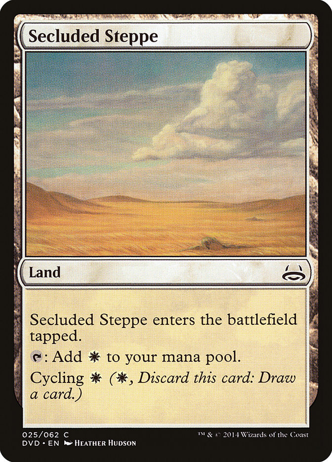 Secluded Steppe (Divine vs. Demonic) [Duel Decks Anthology] | Card Merchant Takapuna