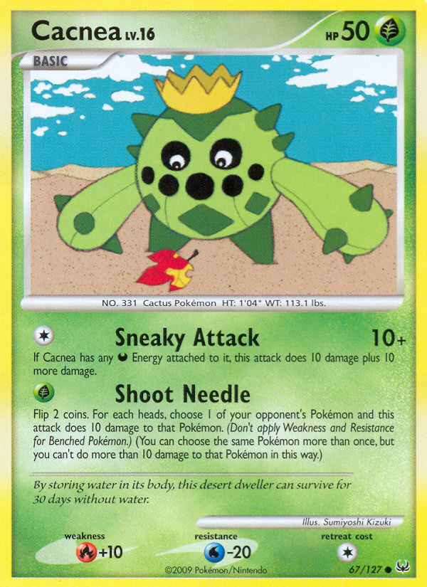 Cacnea (67/127) [Platinum: Base Set] | Card Merchant Takapuna