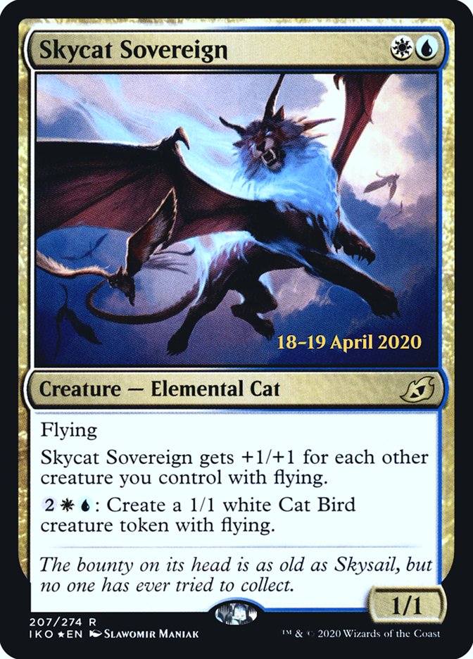 Skycat Sovereign [Ikoria: Lair of Behemoths Prerelease Promos] | Card Merchant Takapuna