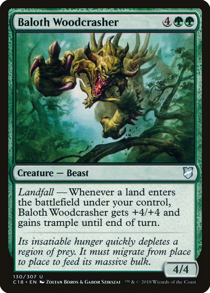 Baloth Woodcrasher [Commander 2018] | Card Merchant Takapuna