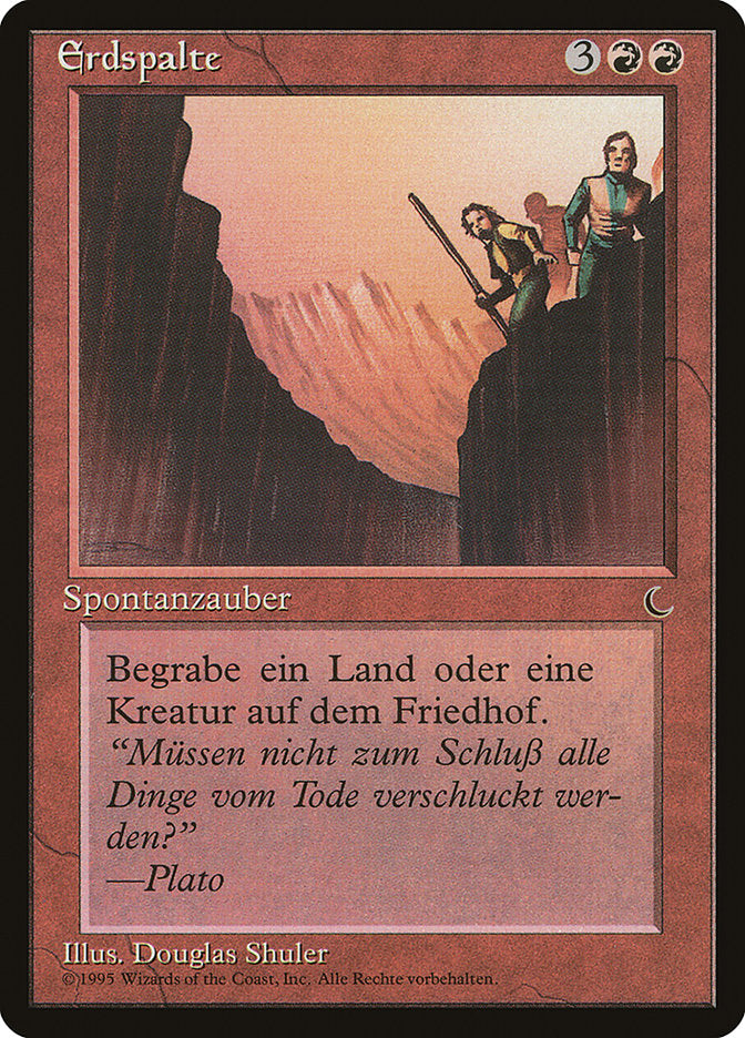 Fissure (German) - "Erdspalte" [Renaissance] | Card Merchant Takapuna