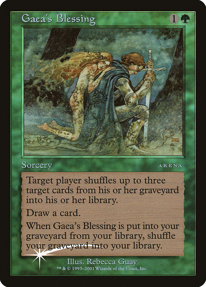 Gaea's Blessing [Arena League 2001] | Card Merchant Takapuna