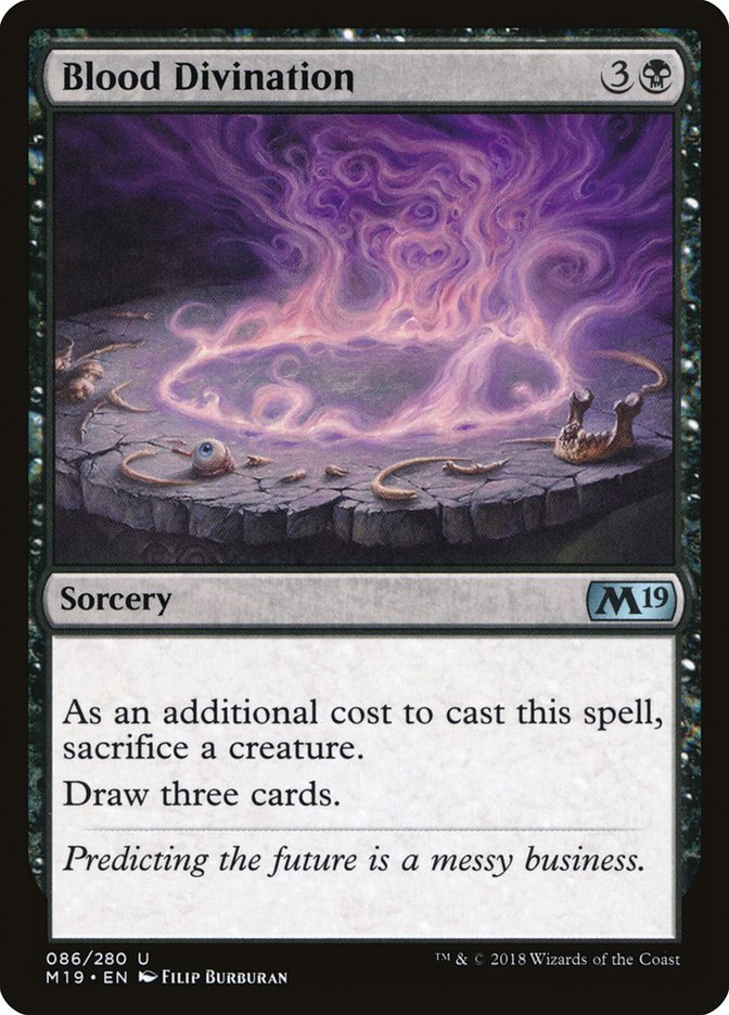 Blood Divination [Core Set 2019] | Card Merchant Takapuna