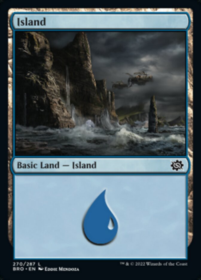 Island (270) [The Brothers' War] | Card Merchant Takapuna