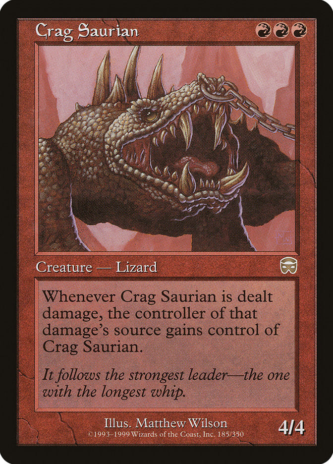 Crag Saurian [Mercadian Masques] | Card Merchant Takapuna