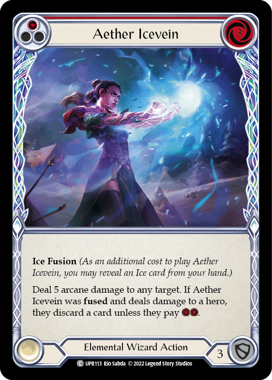 Aether Icevein (Red) [UPR113] (Uprising) | Card Merchant Takapuna