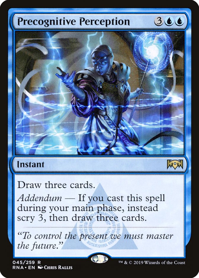 Precognitive Perception [Ravnica Allegiance] | Card Merchant Takapuna