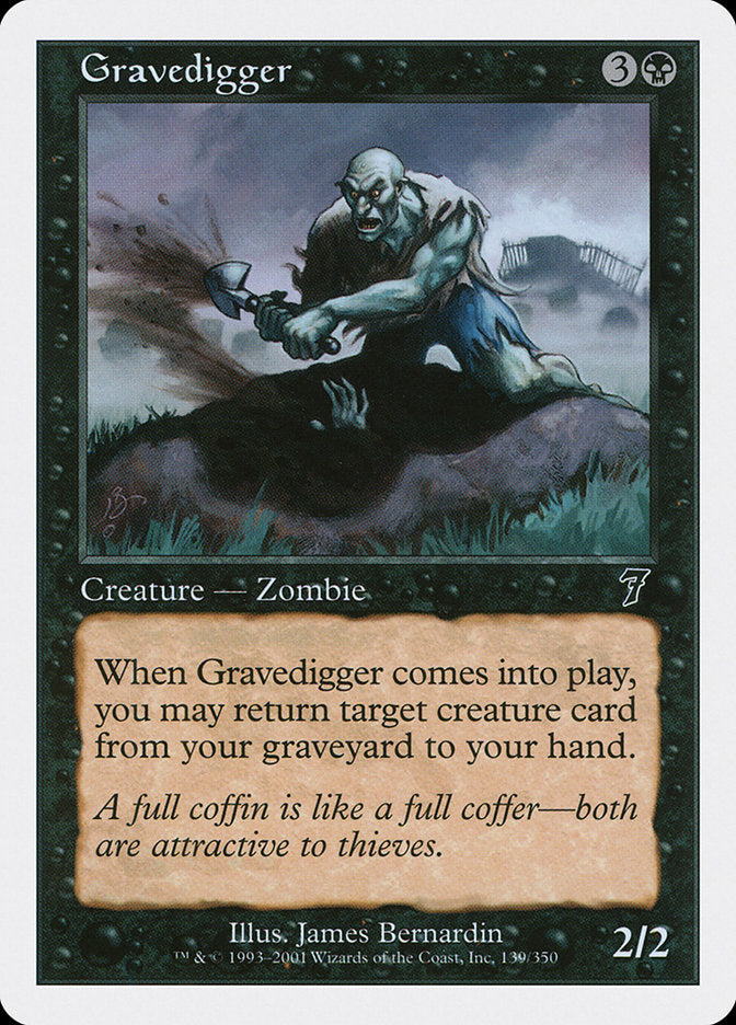 Gravedigger [Seventh Edition] | Card Merchant Takapuna