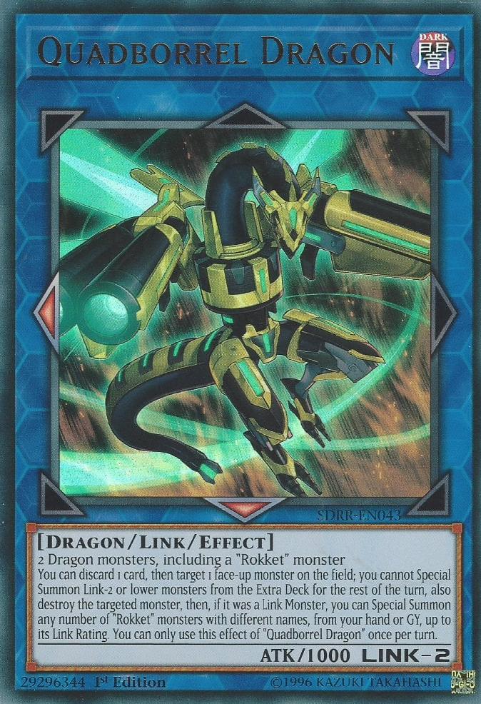 Quadborrel Dragon [SDRR-EN043] Ultra Rare | Card Merchant Takapuna