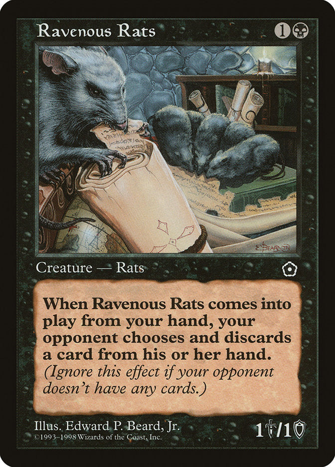 Ravenous Rats [Portal Second Age] | Card Merchant Takapuna