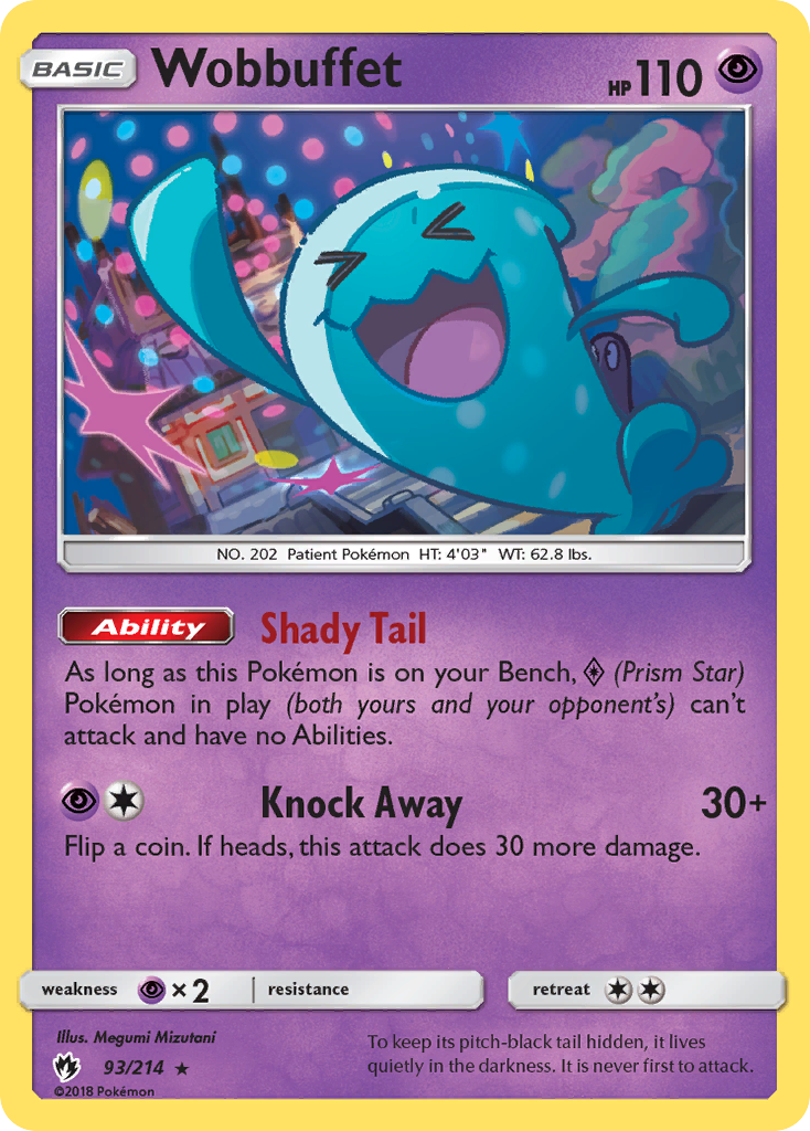 Wobbuffet (93/214) [Sun & Moon: Lost Thunder] | Card Merchant Takapuna