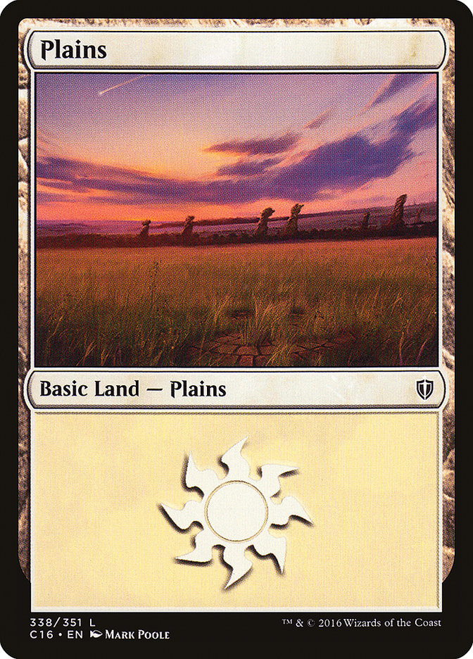 Plains (338) [Commander 2016] | Card Merchant Takapuna