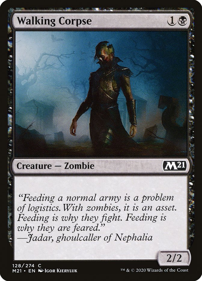 Walking Corpse [Core Set 2021] | Card Merchant Takapuna