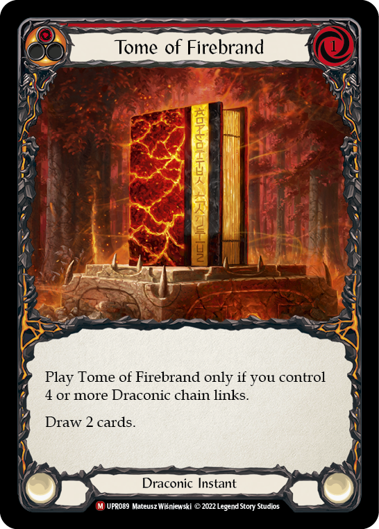 Tome of Firebrand [UPR089] (Uprising)  Rainbow Foil | Card Merchant Takapuna