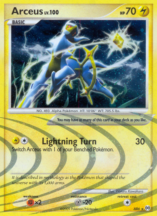 Arceus (AR6) [Platinum: Arceus] | Card Merchant Takapuna