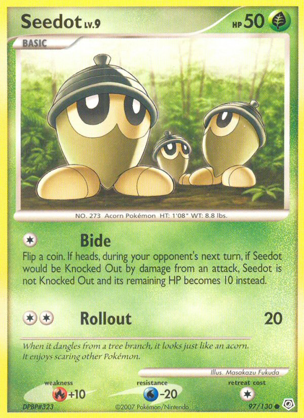 Seedot (97/130) [Diamond & Pearl: Base Set] | Card Merchant Takapuna