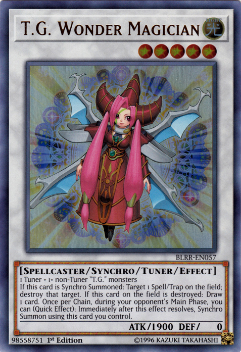 T.G. Wonder Magician [BLRR-EN057] Ultra Rare | Card Merchant Takapuna