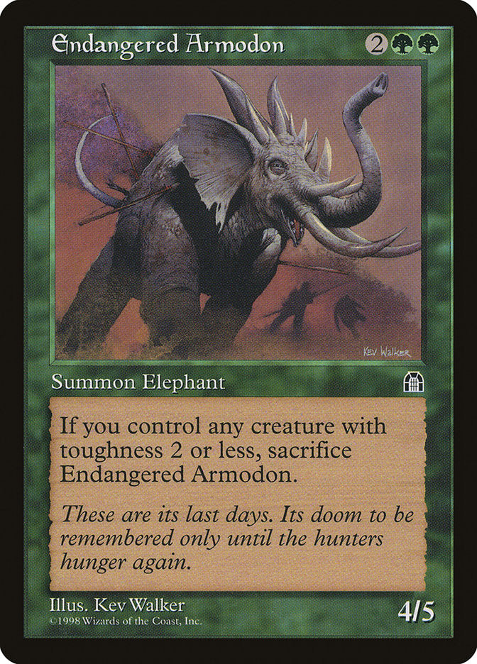 Endangered Armodon [Stronghold] | Card Merchant Takapuna