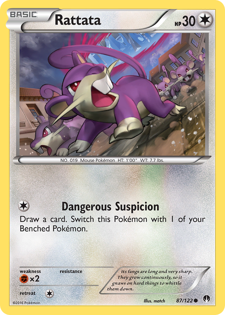 Rattata (87/122) [XY: BREAKpoint] | Card Merchant Takapuna