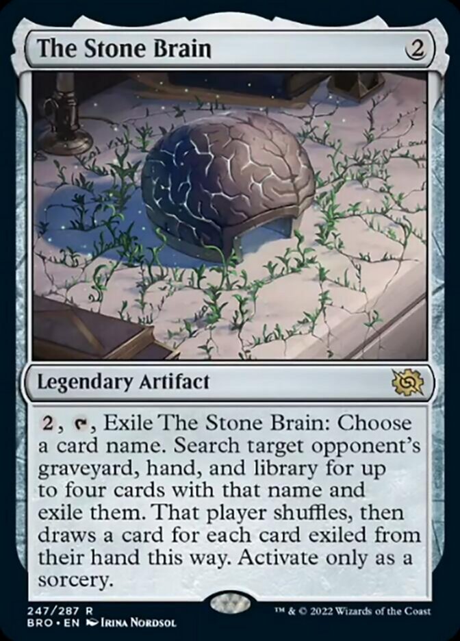 The Stone Brain [The Brothers' War] | Card Merchant Takapuna