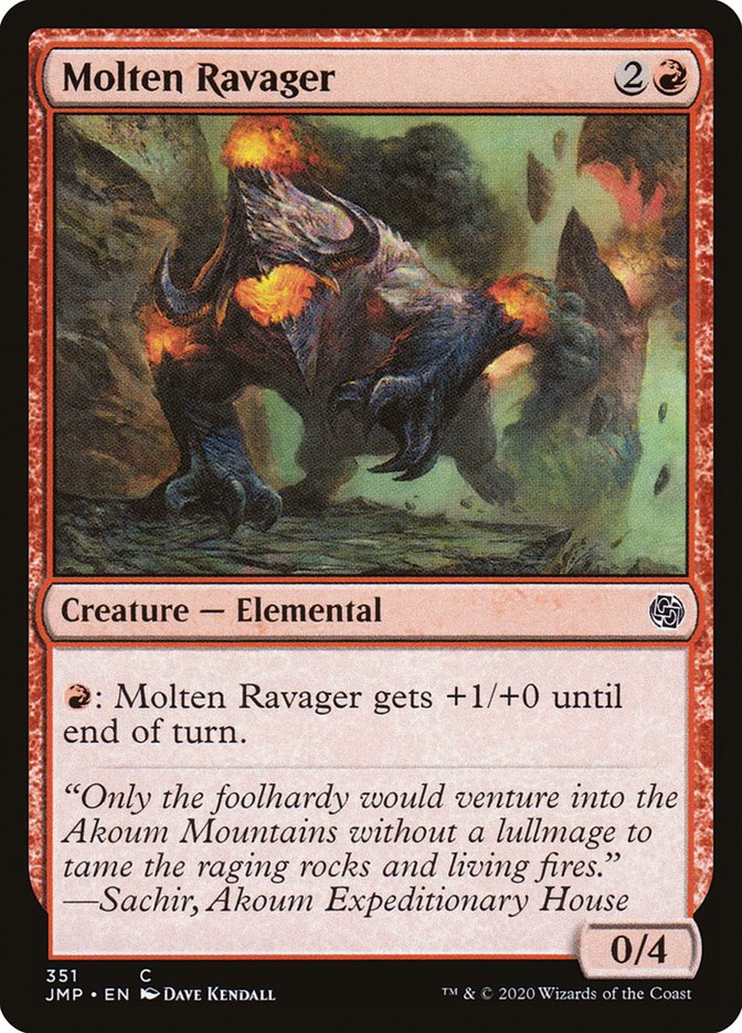 Molten Ravager [Jumpstart] | Card Merchant Takapuna