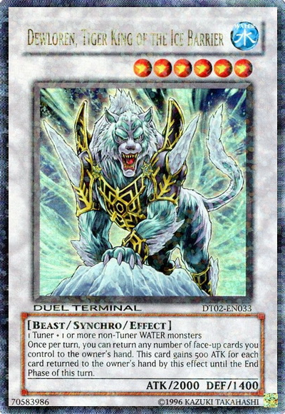 Dewloren, Tiger King of the Ice Barrier [DT02-EN033] Ultra Rare | Card Merchant Takapuna