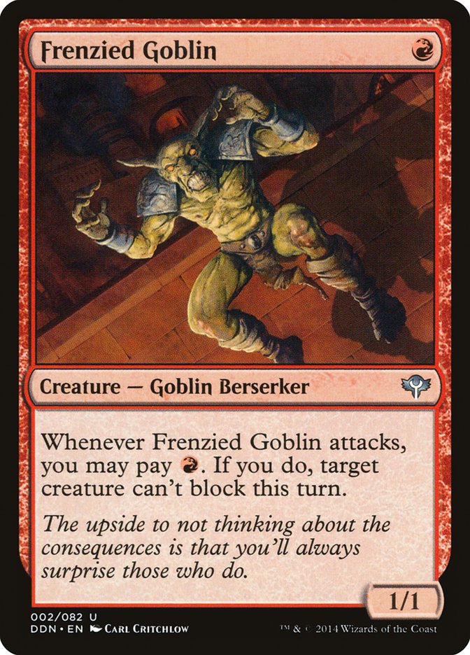 Frenzied Goblin [Duel Decks: Speed vs. Cunning] | Card Merchant Takapuna