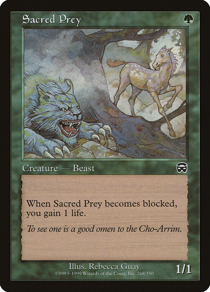 Sacred Prey [Mercadian Masques] | Card Merchant Takapuna